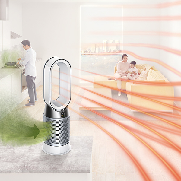 Dyson Pure Hot + Cool 空気清浄ファンヒーター_HP4AWS ホワイト