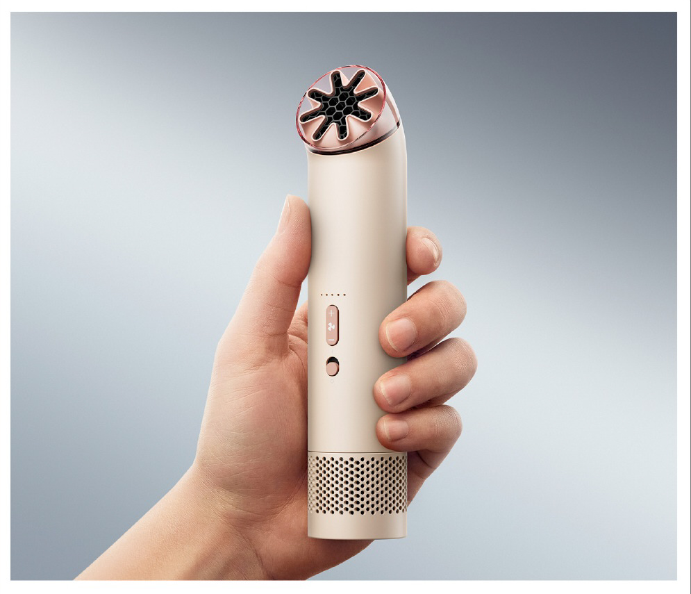 Dyson HushJet Mini Cool ハンディファン ストーン / ブラッシュ