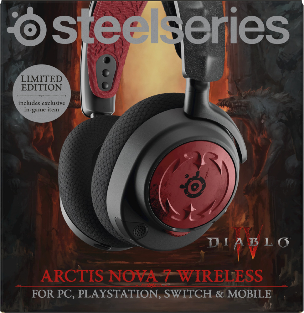 Arctis Nova 7 DIABLO IV Edition ［ワイヤレス（Bluetooth）+有線 /両