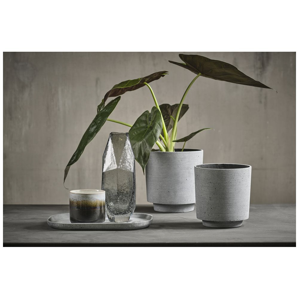 フラワーベース 11×11×H26cm グレー 341499｜の通販はソフマップ[sofmap]