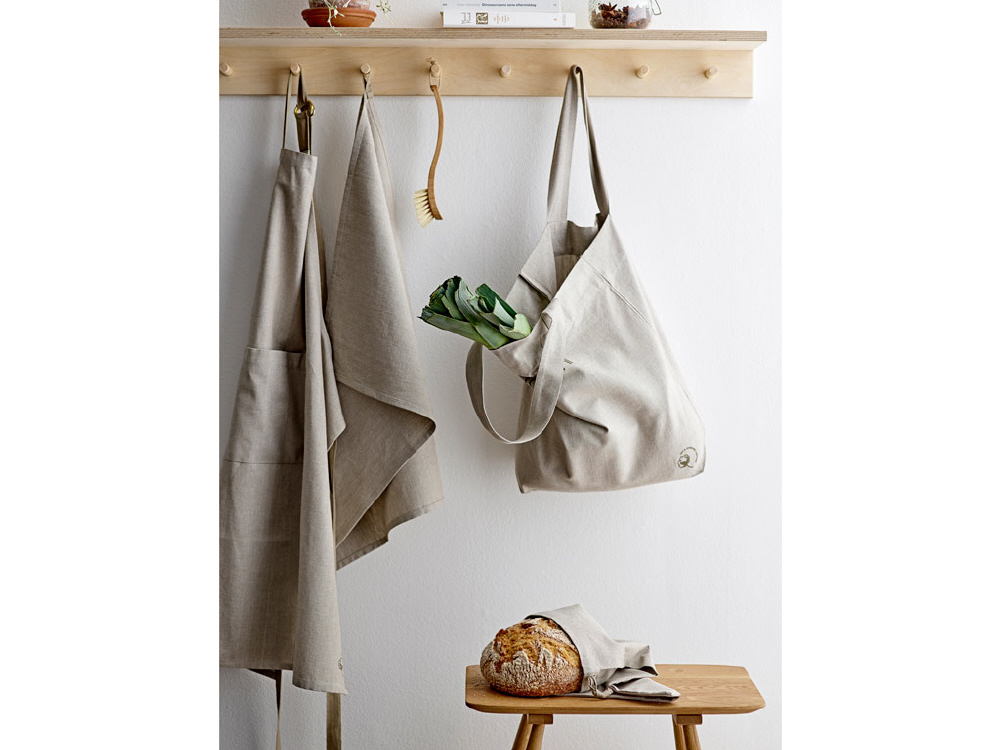 ブレッドバッグ ６P 28x44 Chambray organic Beige Sodahl ソダール