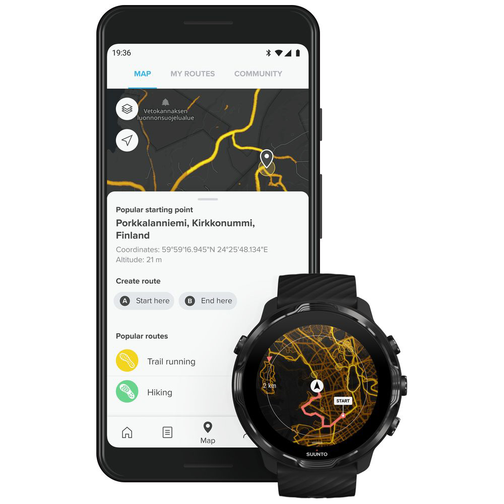 SS050378000 SUUNTO 7 BLACK スント 7 （日本正規品） ブラック