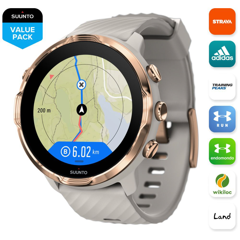 SS050381000 SUUNTO 7 SANDSTONE ROSEGOLD スント7（日本正規品） サンドストーン ローズゴールド|SUUNTO