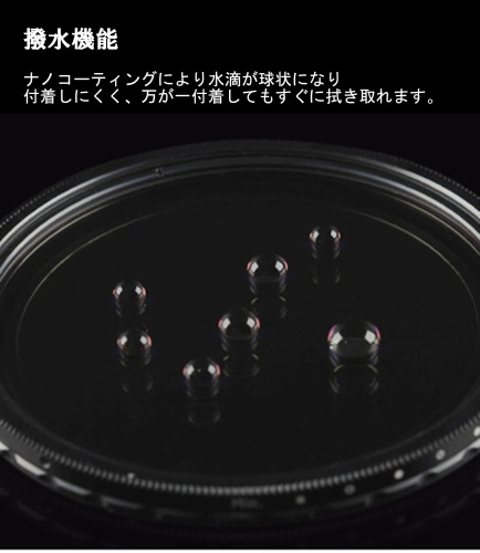 Haida(ハイダ) 可変NDフィルター ナノプロ バリアブル ND フィルター 72mm HD4221 ND12-400(4段~9段)減光 Haida(ハイダ) 可変NDフィルター ナノプロ バリアブル ND フィルター