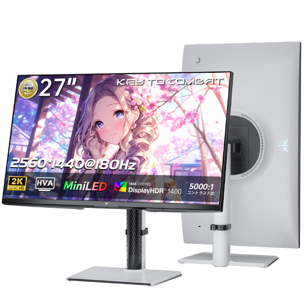 M27T6 ゲーミングモニター 量子ドット技術 高輝度ミニLED搭載
