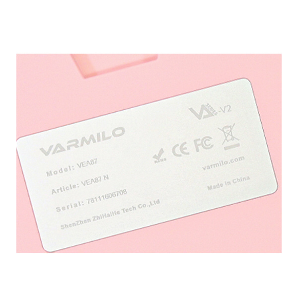 ゲーミングキーボード 113 Sakura JIS(サクラ軸V2) ピンク vm-vem113