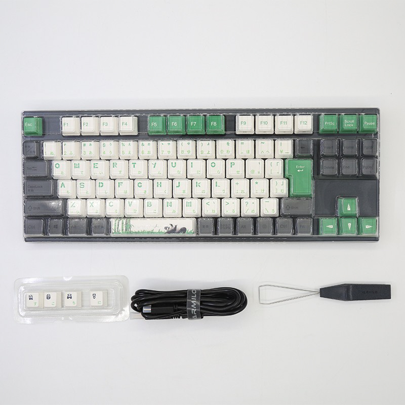 ゲーミングキーボード 92 Panda R2 JIS(サクラ軸V2) グリーン vm