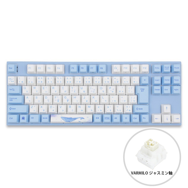 ゲーミングキーボード Sea Melody 92(ジャスミン軸) ブルー vm-vem92-a038-jasmine ［有線  /USB］｜の通販はソフマップ[sofmap]