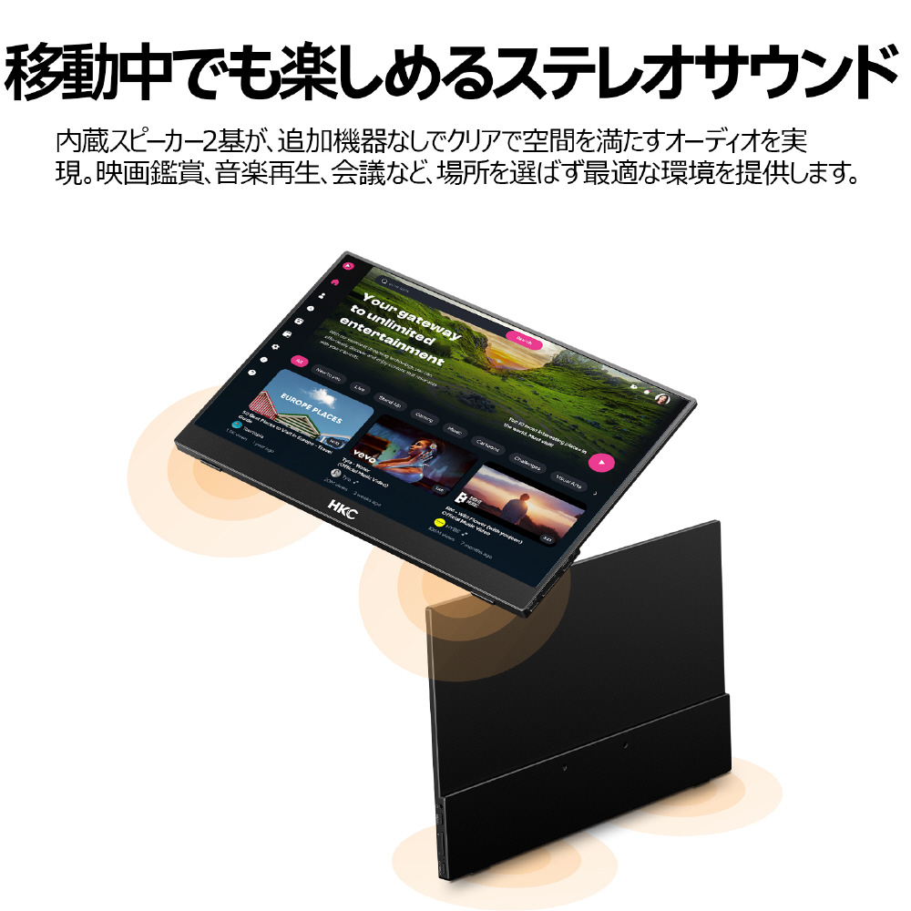 USB-C接続 モバイルモニター V16 ［15.6型 /フルHD(1920×1080) /ワイド