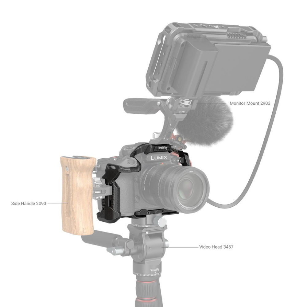 美品 Panasonicベビーモニターとカメラ設置用SmallRig