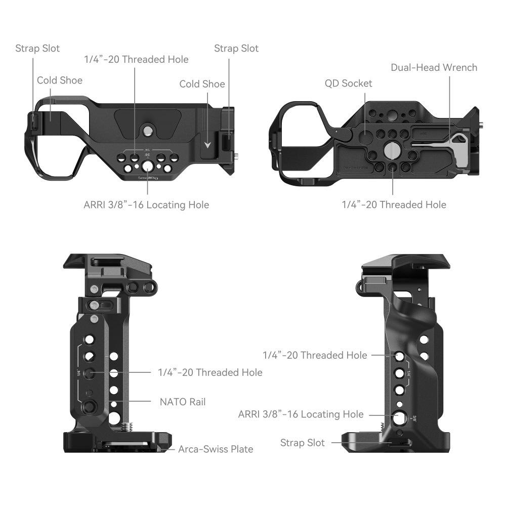 Sony Alpha 7 III / Alpha 7R III用カメラケージ 2087D SmallRig