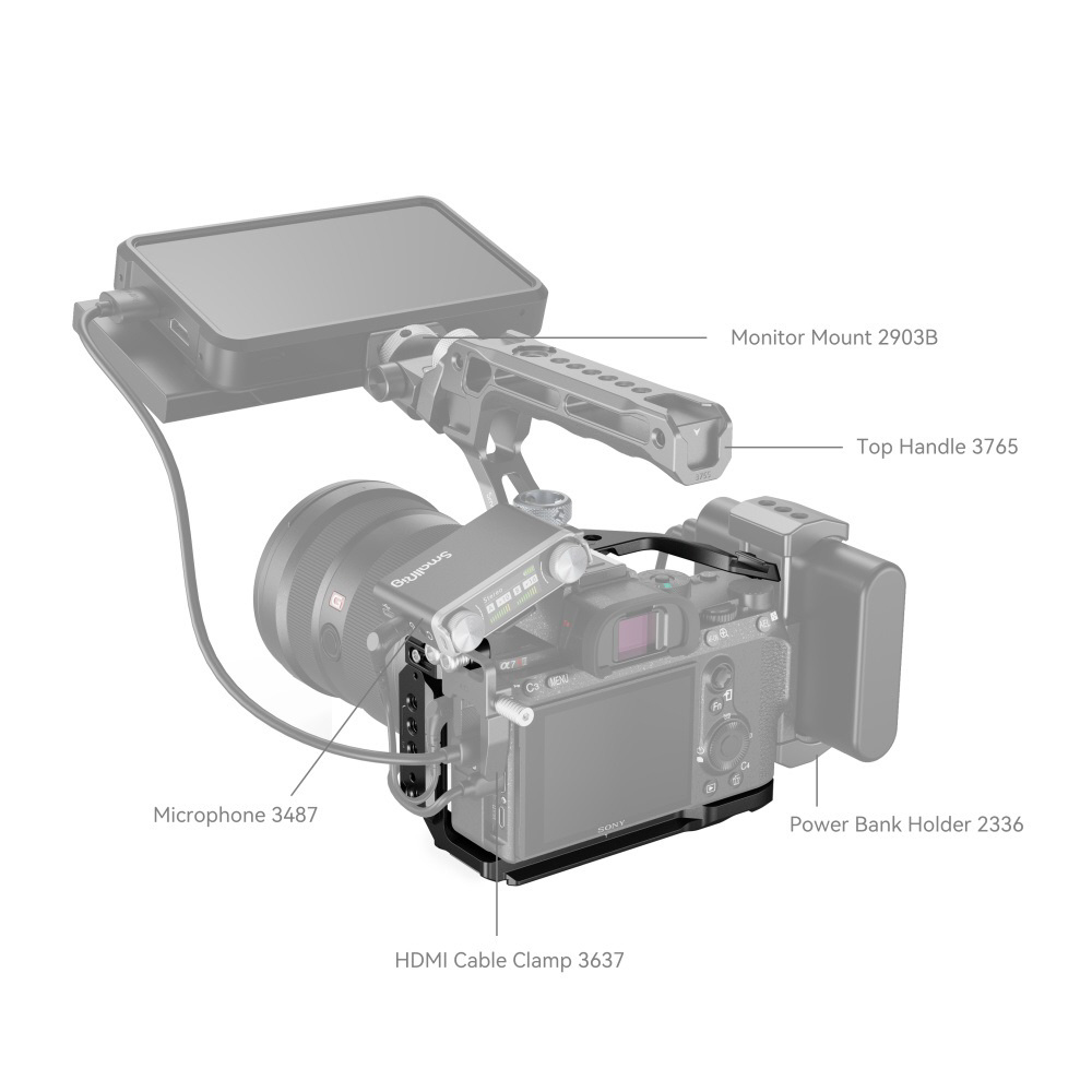 Sony Alpha 7 III / Alpha 7R III用カメラケージ 2087D SmallRig
