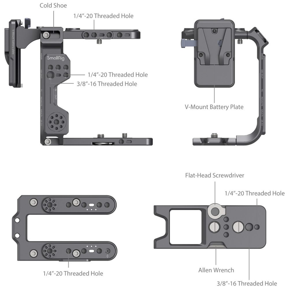 Amazon | SmallRig Sony FX6用ケージキット 4124 | SMALLRIG