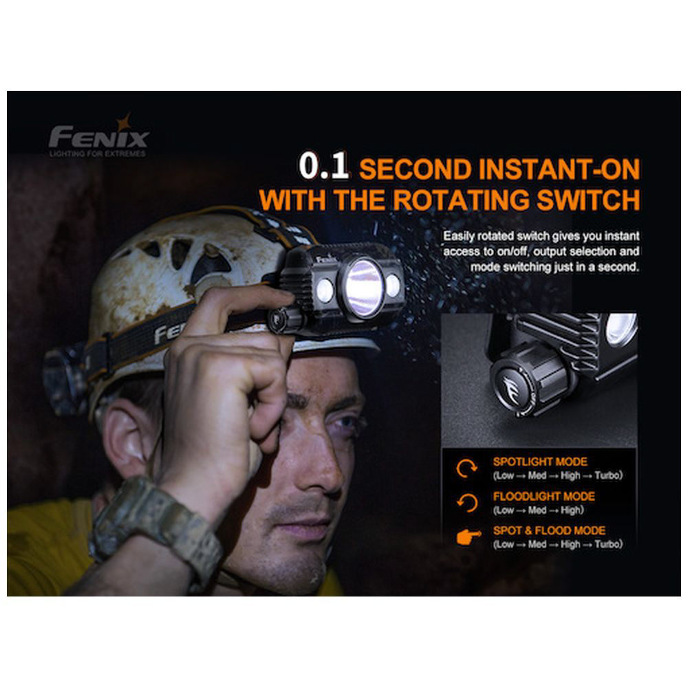 FENIX社 充電式LEDライト HP30RV20BLACK - 4