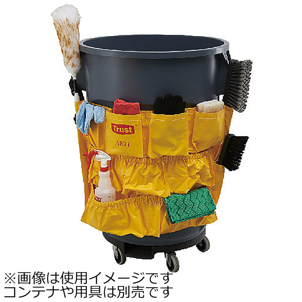 新品】トラスト ラウンドコンテナ 1014 166L イエロー ＜KTL3821＞