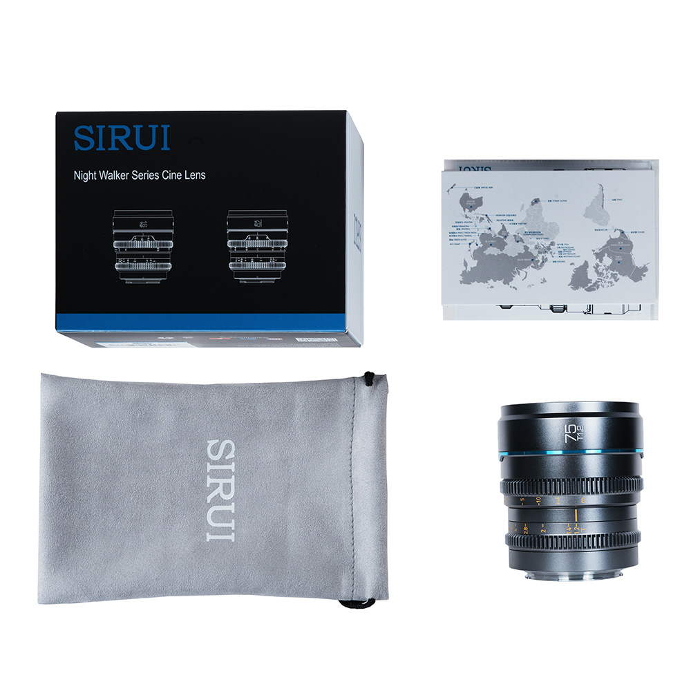 シネマレンズ T1.2 APS-C/S35 75mm ソニーEマウント/グレー SIRUI