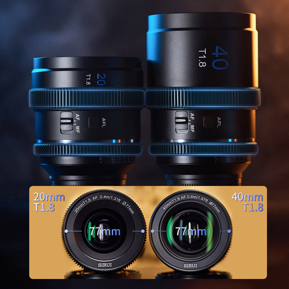 SIRUI 40mm T1.8 1.33x アナモルフィックレンズ Eマウント SIRUI