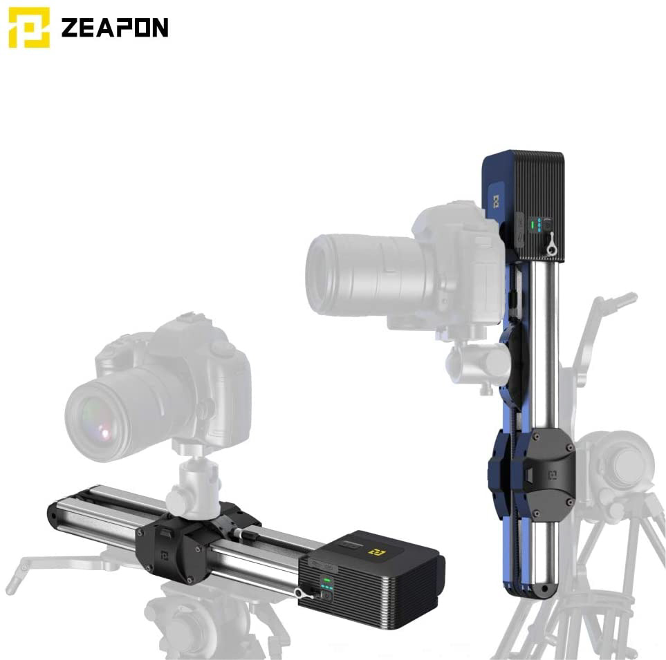 ZEAPON Motorized Micro2 kit (Easy Lock2ロープロファイルマウントを同梱)小型軽量電動カメラスライダー  最大積載量4.5kg レールの2倍52cm移動可能 アプリ連携 MotorizedMicro2Kit