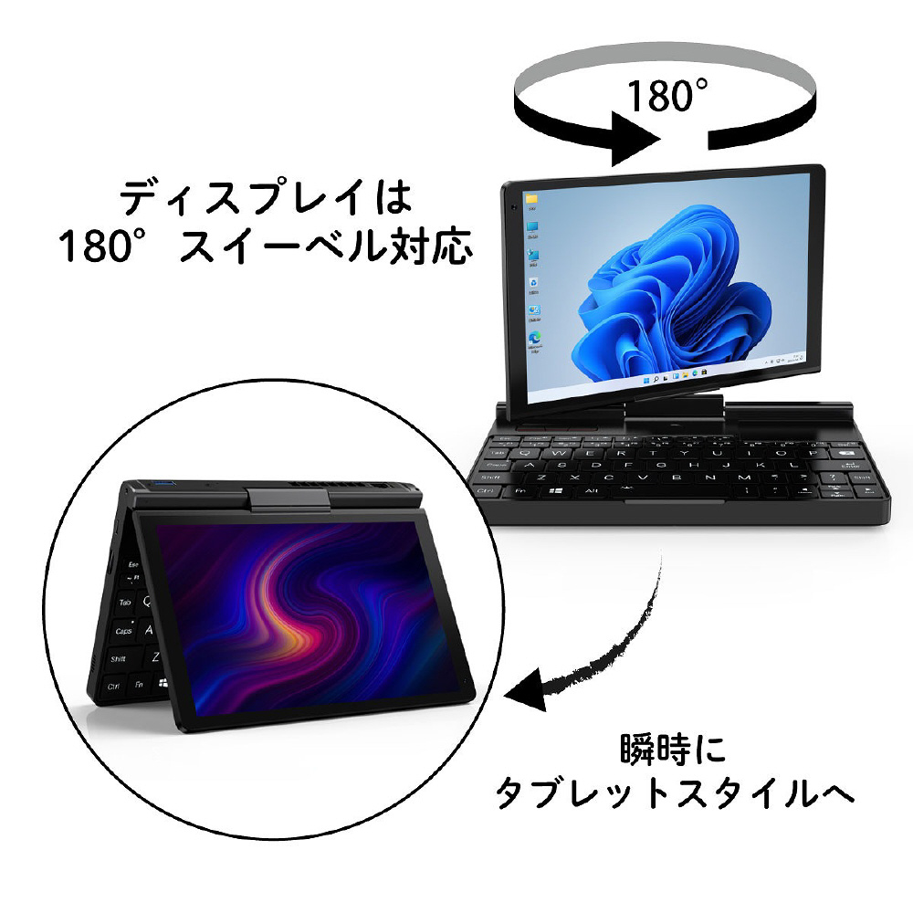 モバイルパソコン GPD Pocket (1195G7） ［8.0型 /Windows10 Home /intel Core i7  /メモリ：16GB /SSD：1TB /無し /2022年1月モデル］｜の通販はソフマップ[sofmap]