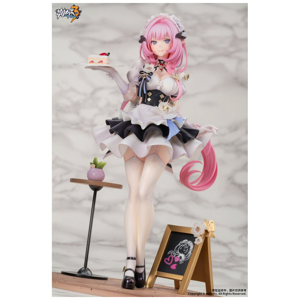 塗装済み完成品 1/7 崩壊3rd エリシア ピンクのメイドさん♪Ver.｜の