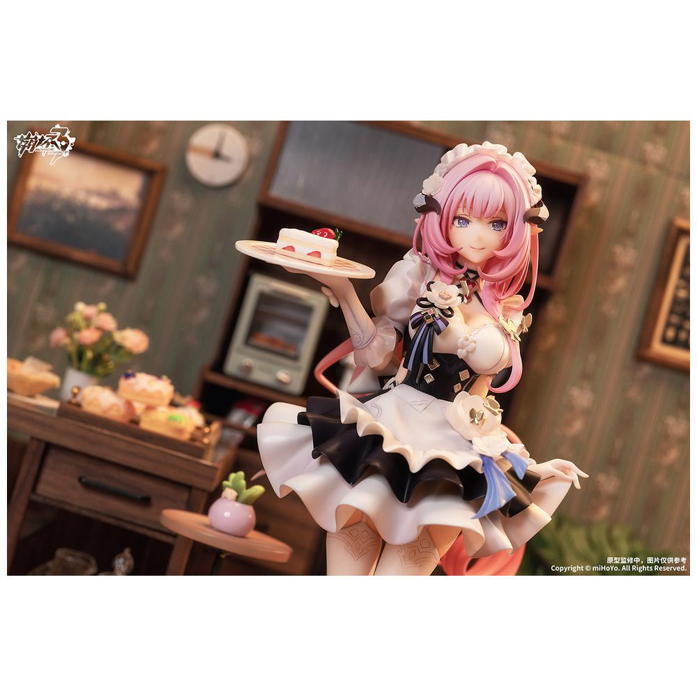 塗装済み完成品 1/7 崩壊3rd エリシア ピンクのメイドさん♪Ver.｜の 