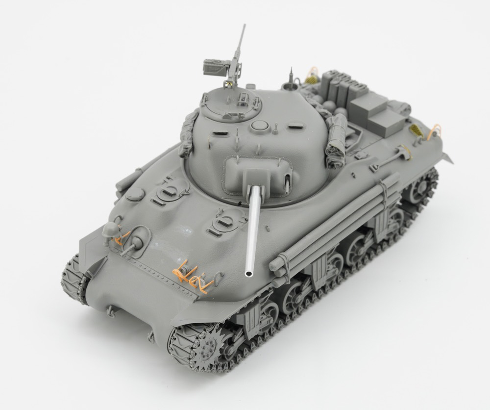 アメリカ中戦車 M4A1 シャーマン アクセサリーパーツ付