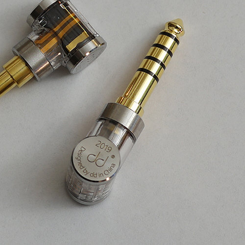 四谷 イヤホンジャック 2.5mm to 4.4mm用イヤホンジャックアダプター クリアー DJ44A｜の通販