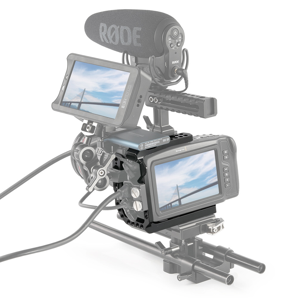 SmallRig Blackmagic Design Pocket シネマカメラ 4K専用ハーフケージ