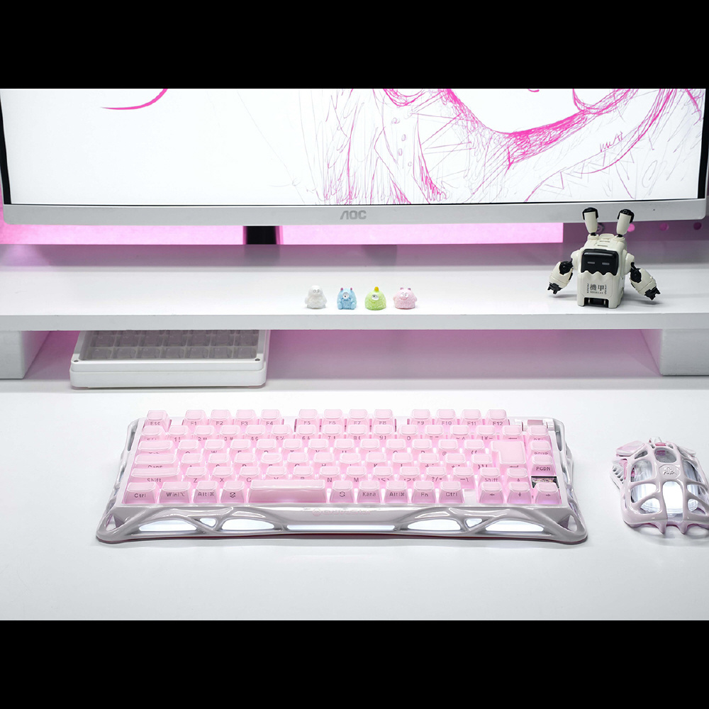 ゲーミングキーボード Mercury K1(JIS配列) サクラピンク GS