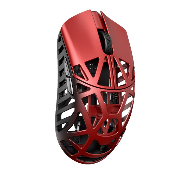 ゲーミングマウス Beast X Max(OMRONモデル) ブラック&レッド WL-BX-Ma