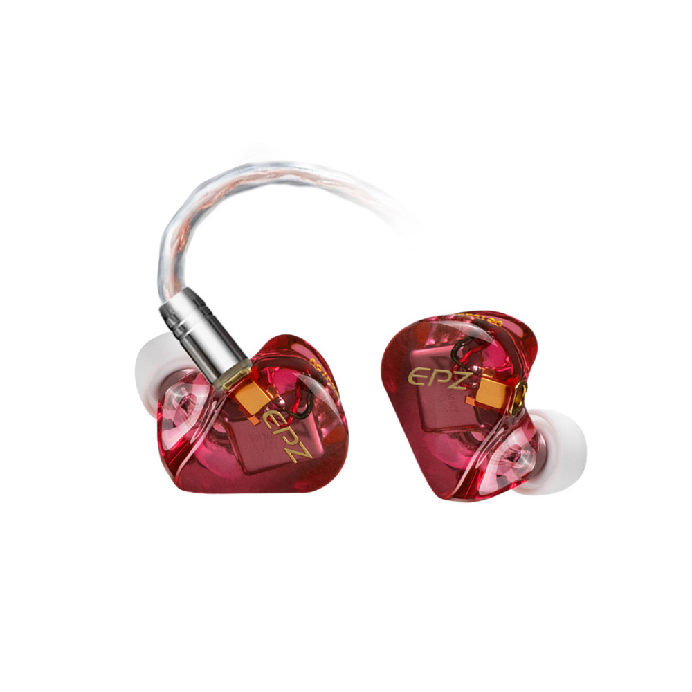 モニターイヤホン カナル型 CLEAR RED EPZ520 ［φ3.5mm ミニプラグ