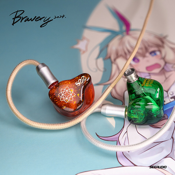 イヤホン カナル型 Seeaudio 4BA IEM Bravery24｜の通販は