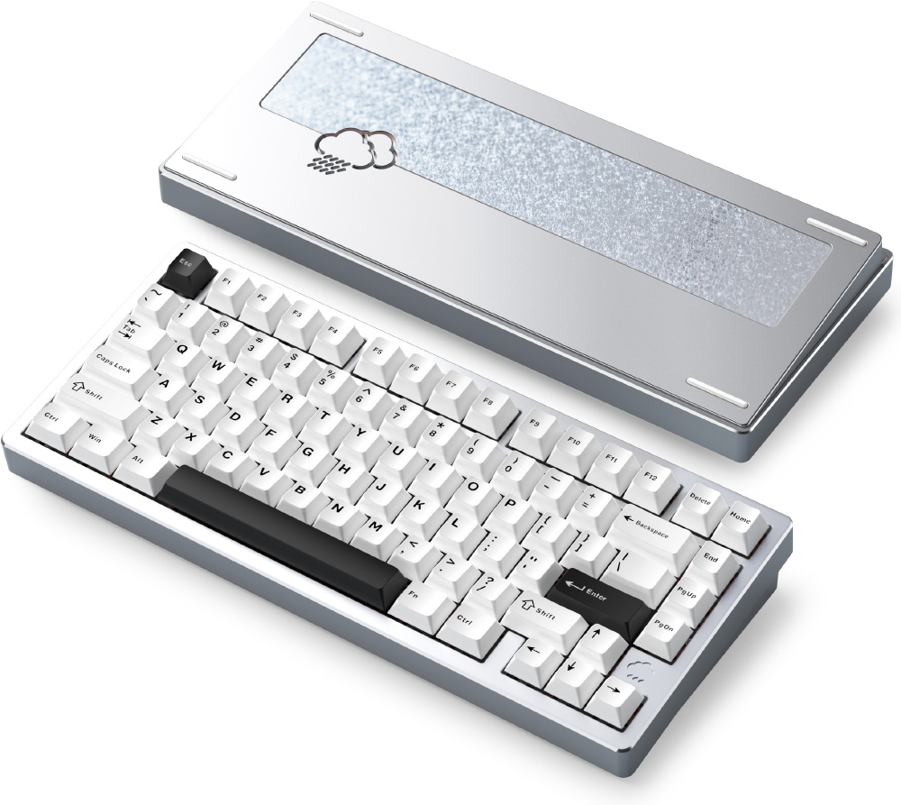 キーボード Rainy 75 Pro系モデル(英語配列) シルバー キーボード Rainy 75 Pro系モデル(英語配列) シルバー PR75CSIL