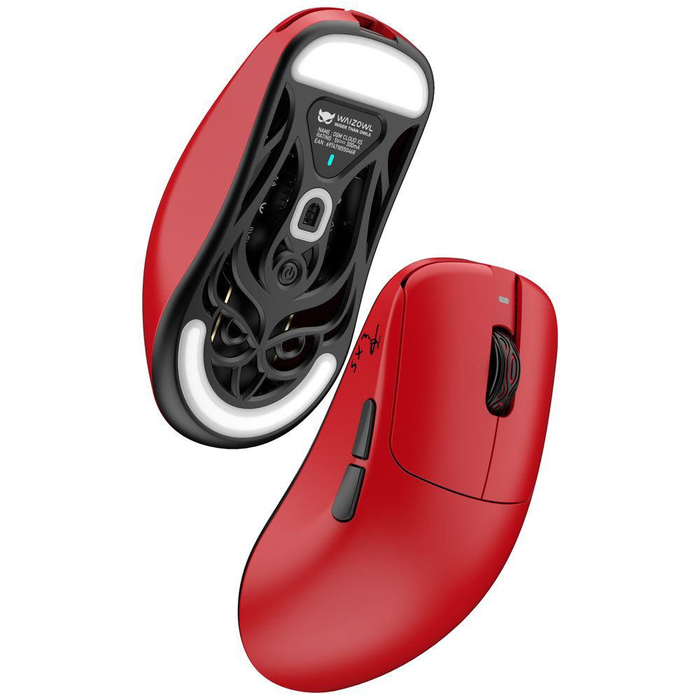 ゲーミングマウス OGM CLOUD XS レッド CLDXS-RED ［レーザー
