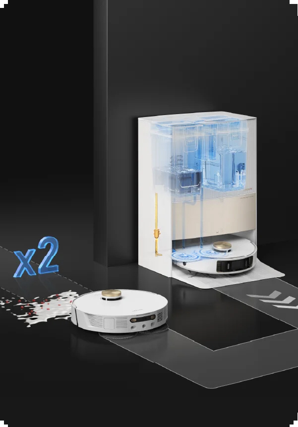 ロボット掃除機 DreameBot L20 Ultra Complete ［吸引＋拭く