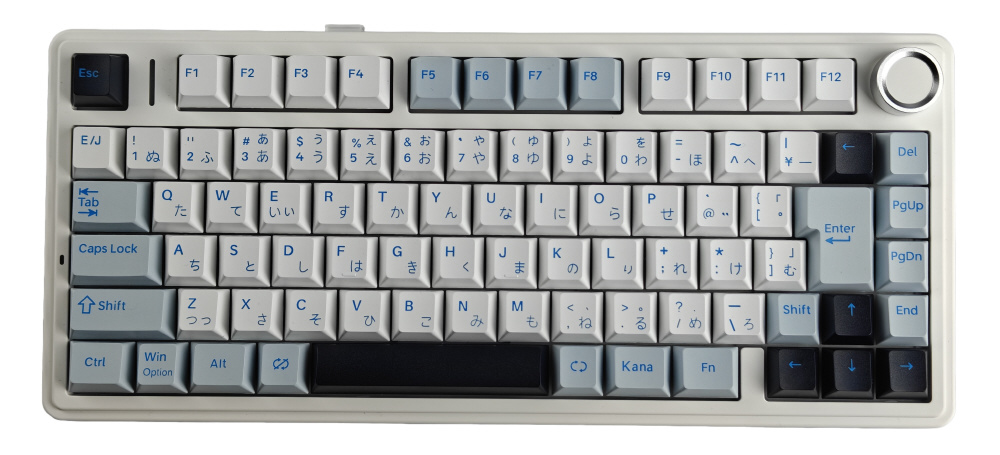 ゲーミングキーボード AULA F75J(Reaper Switch) Glacier Blue F75J-RP