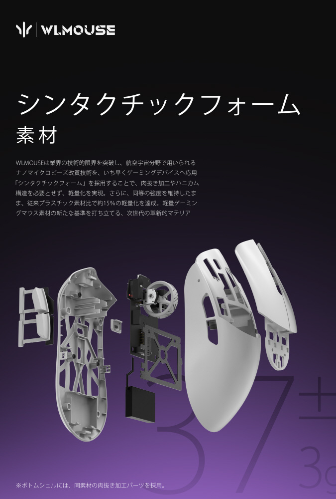ゲーミングマウス Beast G Mini White WL-BGMINI-WHITE ［光学式 /有線
