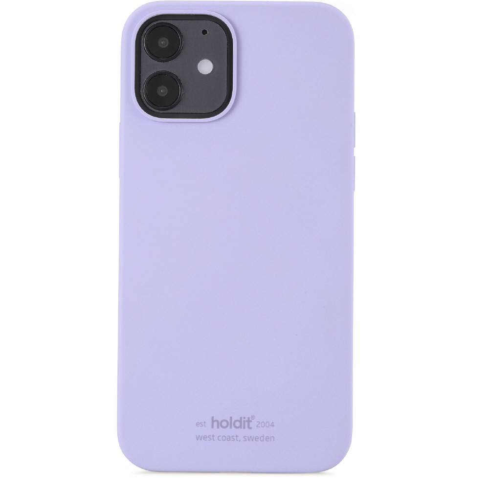 iPhone12/12pro用 ソフトタッチシリコーンケース ラベンダー Lavender