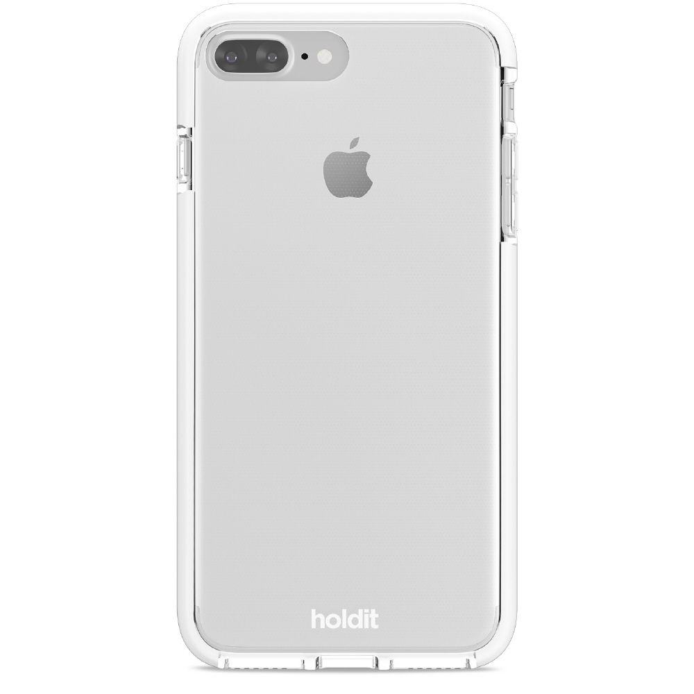 iPhone 8のケース iPhone 8Plus/7Plus シースルークリアケース ホワイト Seethru 15054