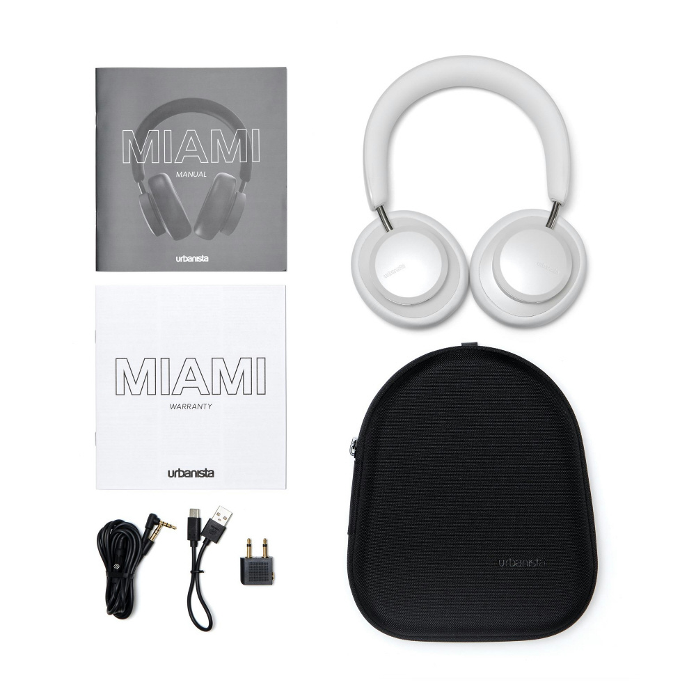 ブルートゥースヘッドホン MIAMI White Pearl 1036134 ［ノイズ