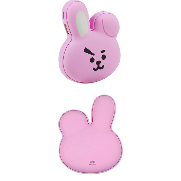 防弾少年団(BTS)　充電式カイロ ハンドウォーマー  COOKY RHW-BT21-CK モバイルバッテリー 充電式カイロ BT21 COOKY [4000mAh /1