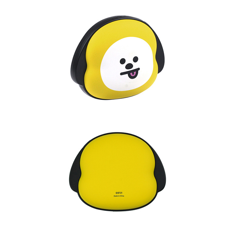 RHW-BT21-CM モバイルバッテリー 充電式カイロ BT21 CHIMMY [4000mAh /1ポート /microUSB /充電タイプ]