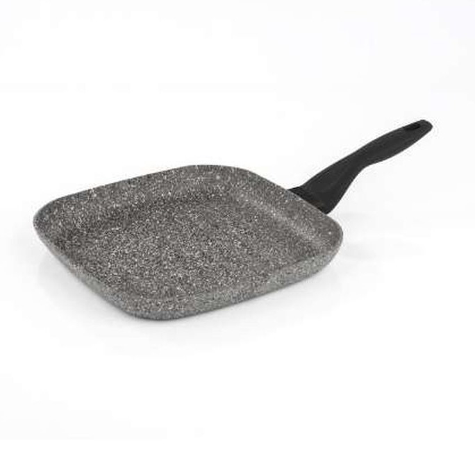 BARAZZONI　グリルパン 28cm Gran Sasso Extra グレー　8551540282830 直火専用 グリルパン Gran Sasso Extra グレー 8551540282830 [28cm/IH