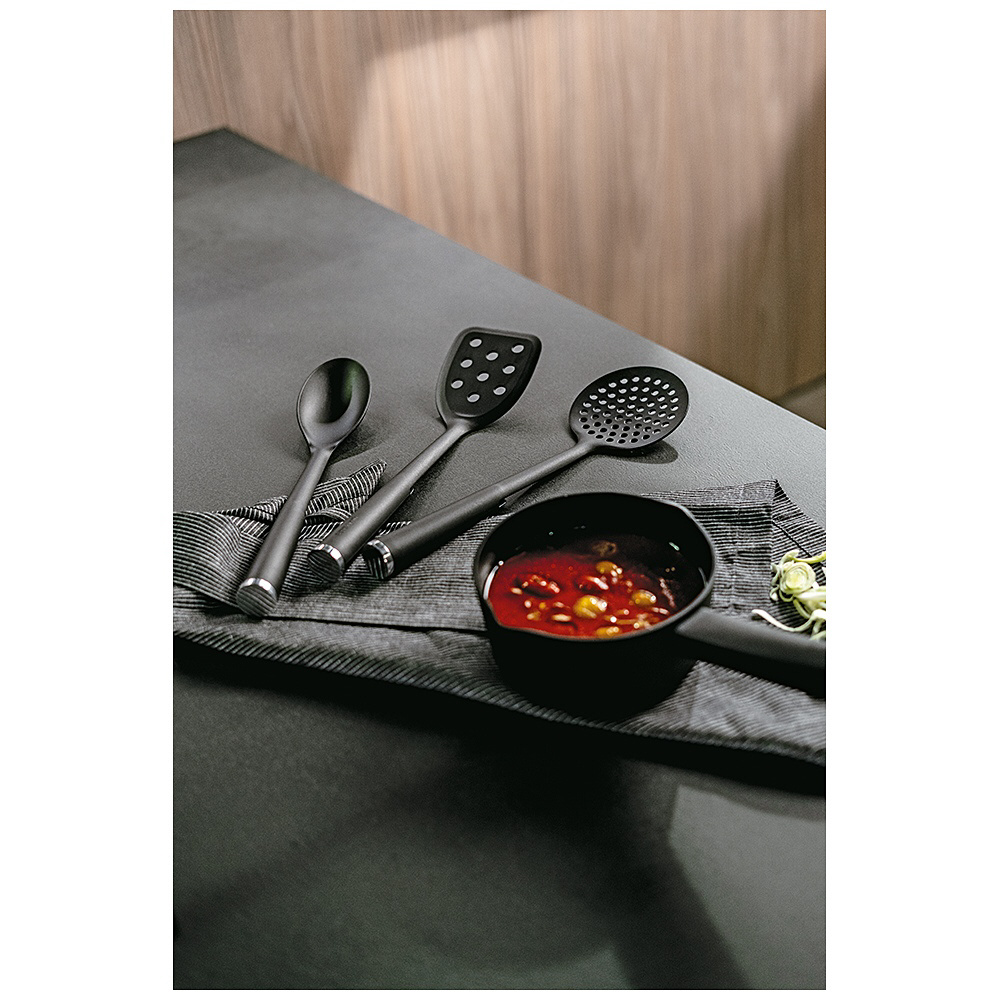 IH片手キャセロール 16cm COOKING ブラック 172616-16｜の通販は