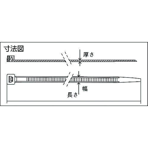 SapiSelco セルフィット カラーケーブルタイ黄 3.5mm×140mm SEL.14.210R (1袋100本)