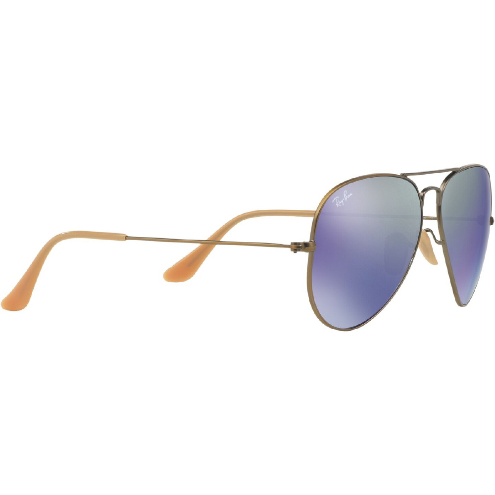 AVIATOR LARGE METAL RB3025 167/68 55mm ブロンズ/ブルーミラー｜の