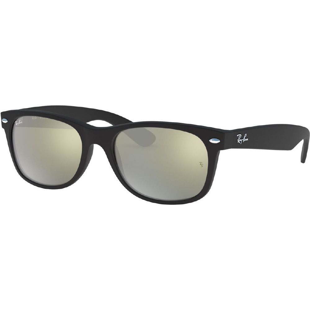 NEW WAYFARER RB2132F 622/30 55mm ラバーブラック/シルバーフラッシュ