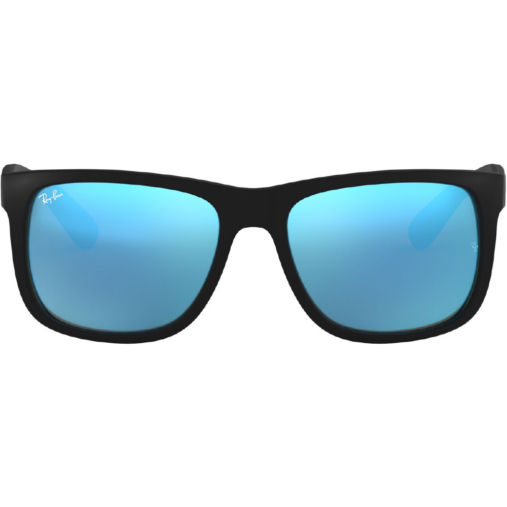 Ray ban justin RB4165f 622 ミラーレンズ JUSTIN RB4165F 622/55 58mm ブラックラバー/ブルーミラー｜の