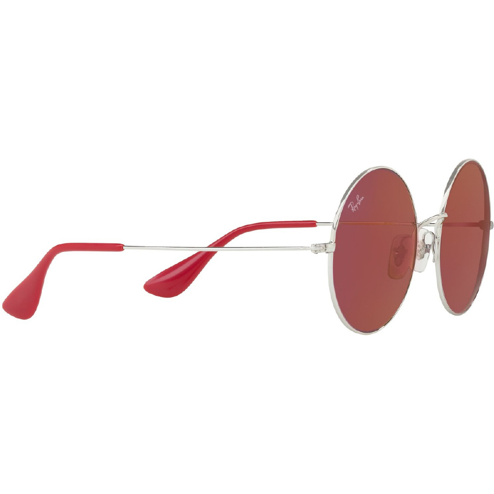 ray-ban RB3592 レッドサングラスJAJO JA-JO RB3592 003/D0 55mm シルバー/ダークバイオレットレッド