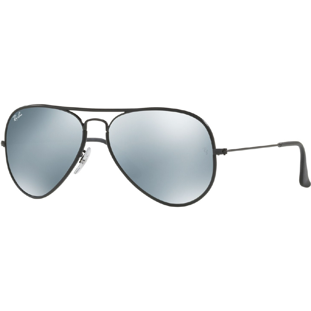 AVIATOR FULL COLOR RB3025JM 002/30 58mm ブラック/ライトグリーンミラーシルバー